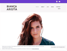 Tablet Screenshot of biancaaristia.com